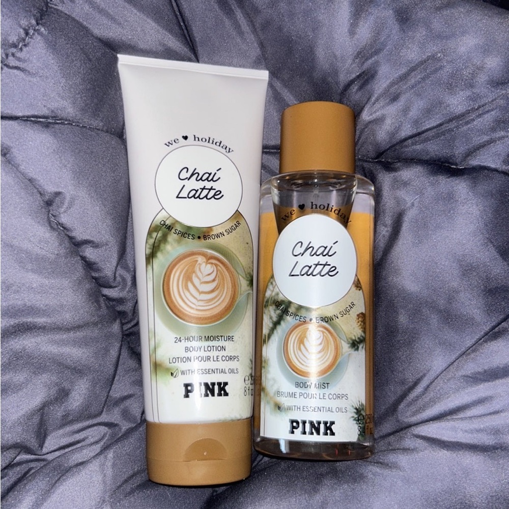 PINK Chai Latte Body Lotion and Perfume
